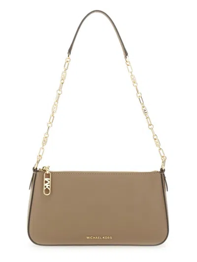 Michael Michael Kors Multicolor Mesh Long Dress In Neutral