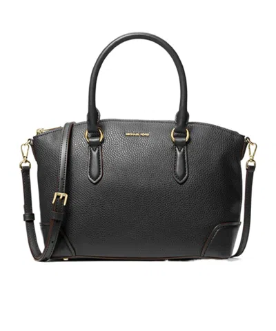 Michael Michael Kors Murphy Medium Convertible Satchel In Black