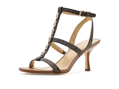 Michael Michael Kors Nara Mid Sandals In Brown