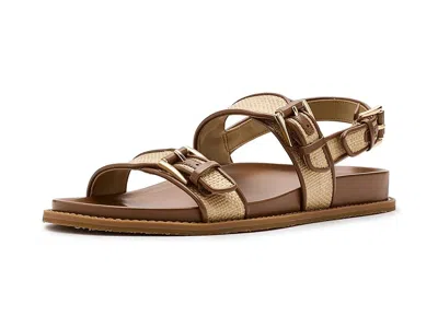 Michael Michael Kors Nia Flat Sandals In Multi