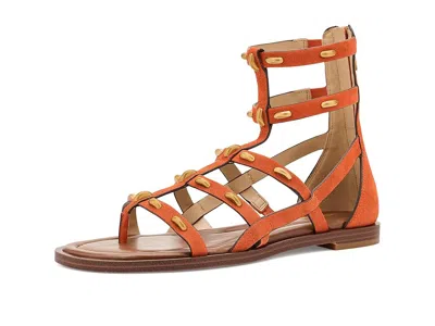 Michael Michael Kors Noa Flat Sandals In Orange