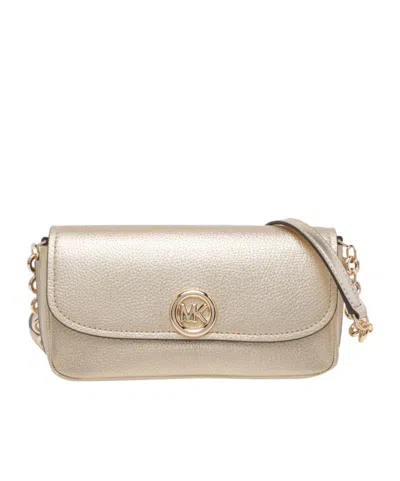 Michael Michael Kors Nolita Crossbody Bag In Gold