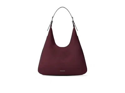 Michael Michael Kors Nolita Large Hobo Shoulder Handbags Oxblood: One Size In Red