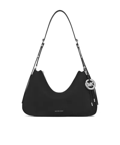 Michael Michael Kors Nolita Medium Shoulder Bag In Black