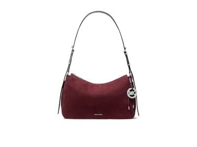 Michael Michael Kors Nolita Medium Top Zip Convertible Shoulder Handbags Oxblood: One Size In Red