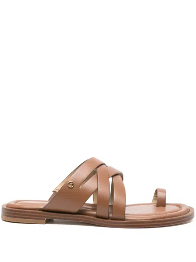 Michael Michael Kors Nora Sandals In Brown