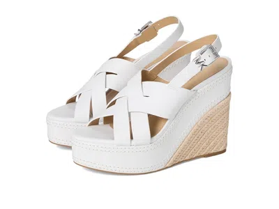 Michael Michael Kors Nora Wedge High In White
