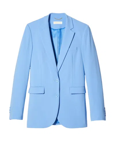 Michael Michael Kors Notched-lapels Single-breasted Blazer In Blue