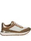 Michael Michael Kors Nova Sneakers In Brown