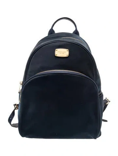 Pre-owned Michael Michael Kors Nylon Backpack In Blue