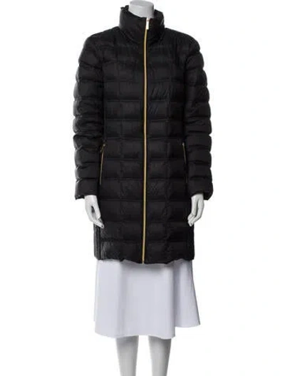 Pre-owned Michael Michael Kors Nylon Down Coat In Black