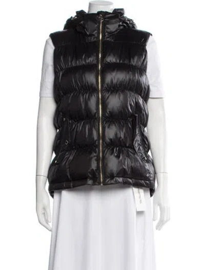 Pre-owned Michael Michael Kors Nylon Down Coat In Green
