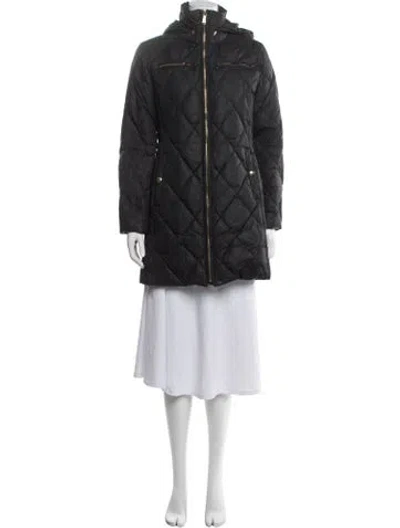 Pre-owned Michael Michael Kors Nylon Down Coat In Grey