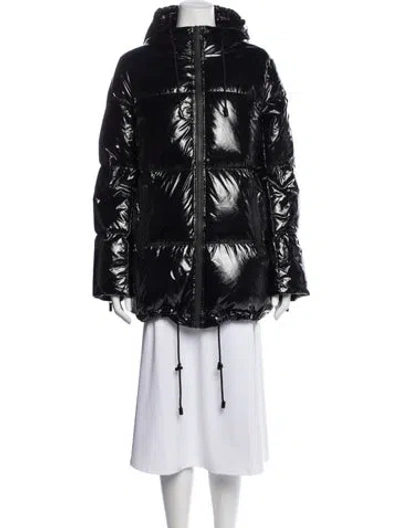 Pre-owned Michael Michael Kors Nylon Down Jacket In Black