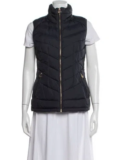 Pre-owned Michael Michael Kors Nylon Down Jacket In Blue