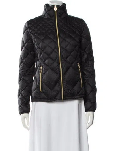 Pre-owned Michael Michael Kors Nylon Down Jacket In Gray