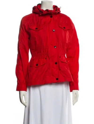 Pre-owned Michael Michael Kors Nylon Jacket In Orange