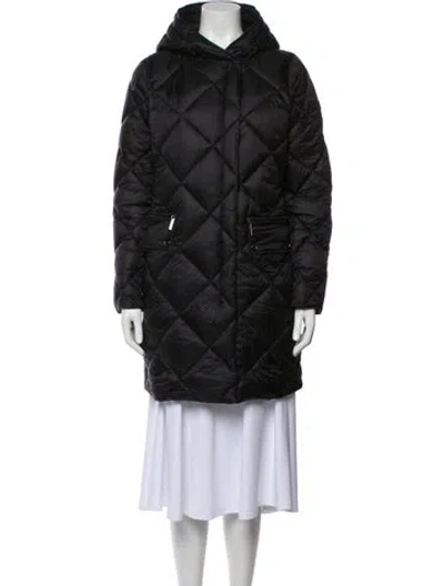Pre-owned Michael Michael Kors Nylon Parka In Black