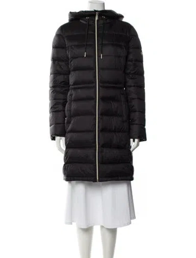 Pre-owned Michael Michael Kors Nylon Parka In Gray