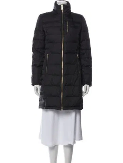 Pre-owned Michael Michael Kors Nylon Puffer Coat In Gray