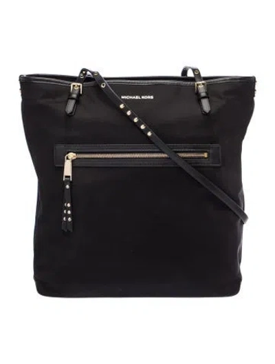 Pre-owned Michael Michael Kors Nylon Tote In Black