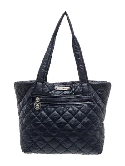 Pre-owned Michael Michael Kors Nylon Tote In Blue