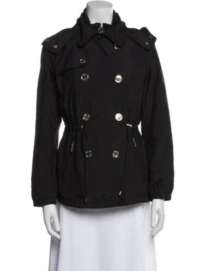 Pre-owned Michael Michael Kors Nylon Utility Jacket In Black