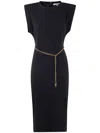 Michael Michael Kors Chain-belt Midi Dress