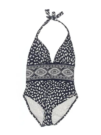 Michael Michael Kors One Piece Swimsuit In Blue