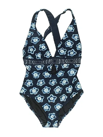 Pre-owned Michael Michael Kors One Piece Swimsuit In Blue