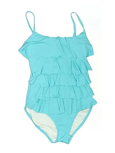 Pre-owned Michael Michael Kors One Piece Swimsuit In Blue