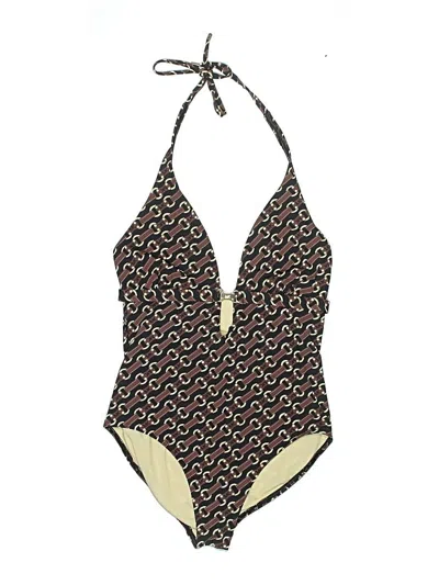 Pre-owned Michael Michael Kors One Piece Swimsuit In Gold