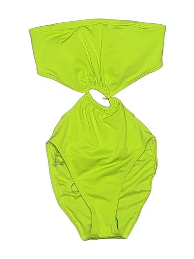 Michael Michael Kors One Piece Swimsuit In Green