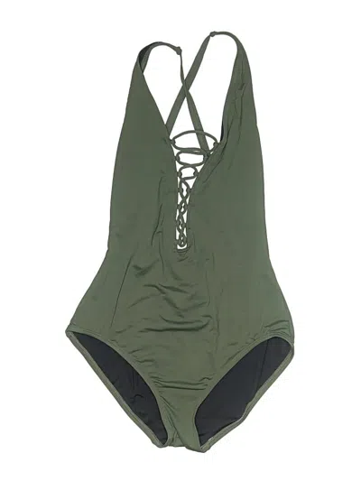 Pre-owned Michael Michael Kors One Piece Swimsuit In Green