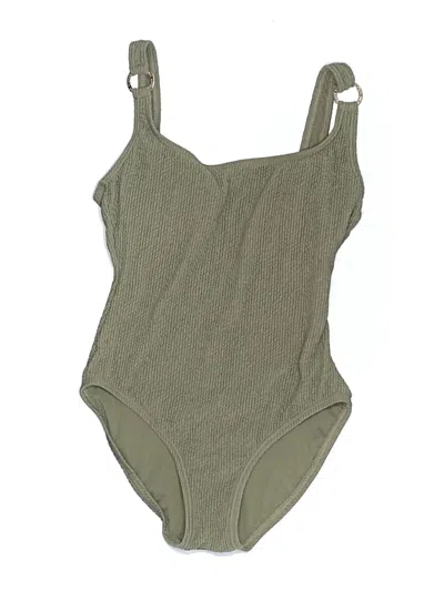 Pre-owned Michael Michael Kors One Piece Swimsuit In Green
