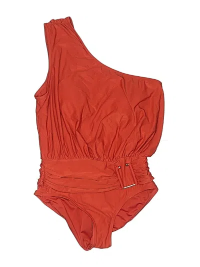 Pre-owned Michael Michael Kors One Piece Swimsuit In Orange