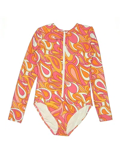 Pre-owned Michael Michael Kors One Piece Swimsuit In Orange