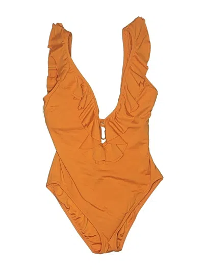 Pre-owned Michael Michael Kors One Piece Swimsuit In Orange