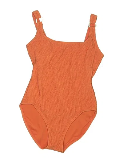 Pre-owned Michael Michael Kors One Piece Swimsuit In Orange