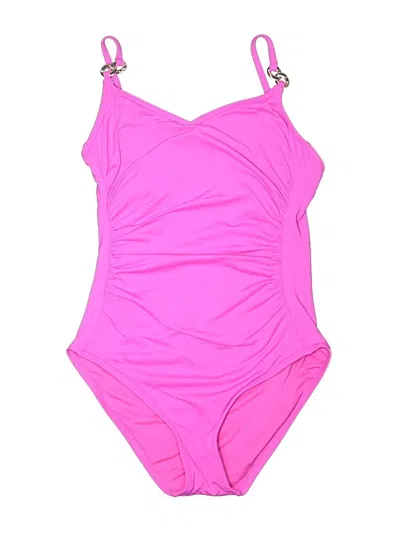 Pre-owned Michael Michael Kors One Piece Swimsuit In Pink