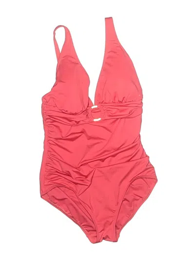 Pre-owned Michael Michael Kors One Piece Swimsuit In Pink