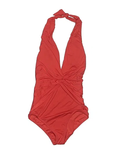 Pre-owned Michael Michael Kors One Piece Swimsuit In Red