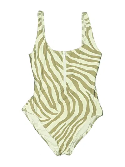 Pre-owned Michael Michael Kors One Piece Swimsuit In White