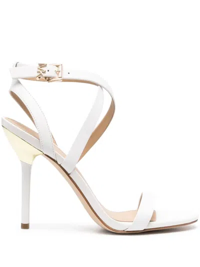 Michael Michael Kors Open-toe Strap Sandals In 白色