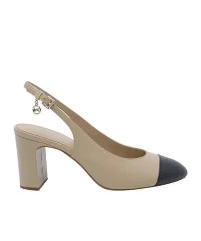 Michael Michael Kors Open-back High Heels In Neutral