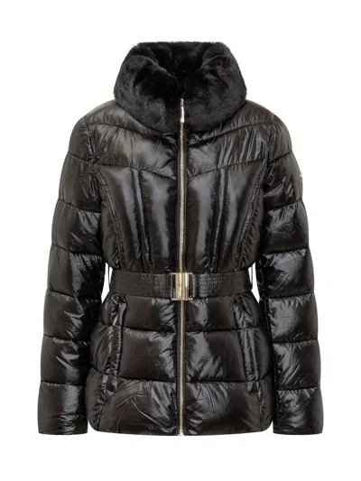Michael Michael Kors Belted Jacket In Black