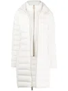 Michael Michael Kors Packable Puffer Coat In White