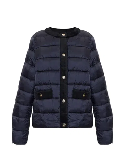 Michael Michael Kors Packable Quilted Nylon Puffer Jacket In Blue