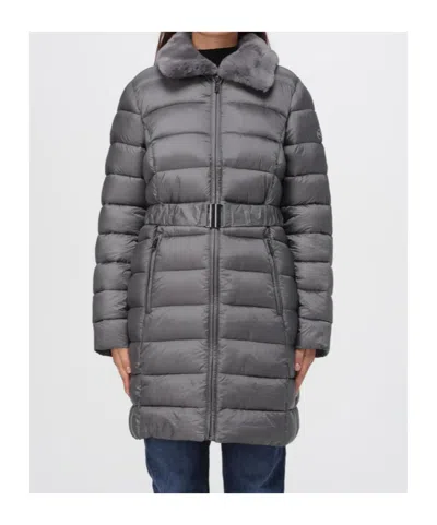 Michael Michael Kors Packable Quilted Puffer Coat In Gray