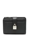 Michael Michael Kors Padlock-detail Wallet In Black